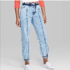 denim joggers